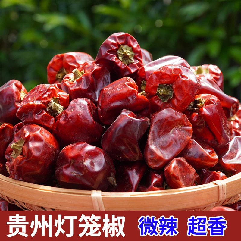 2024新货贵州遵义灯笼椒微辣特香焦香干锅底料辣椒新货干辣椒