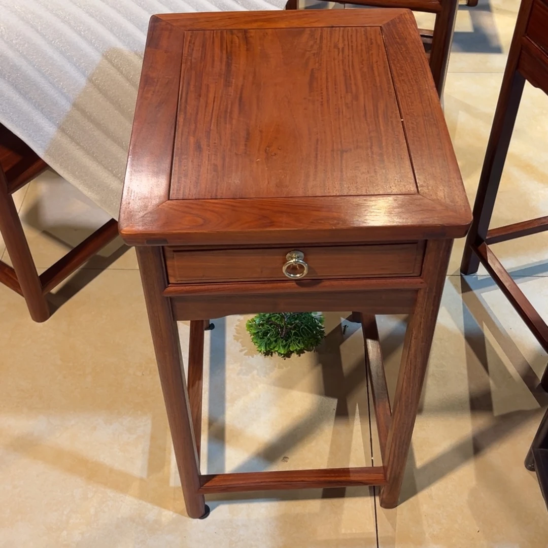 农***）案台花梨木类缅甸花梨木茶几