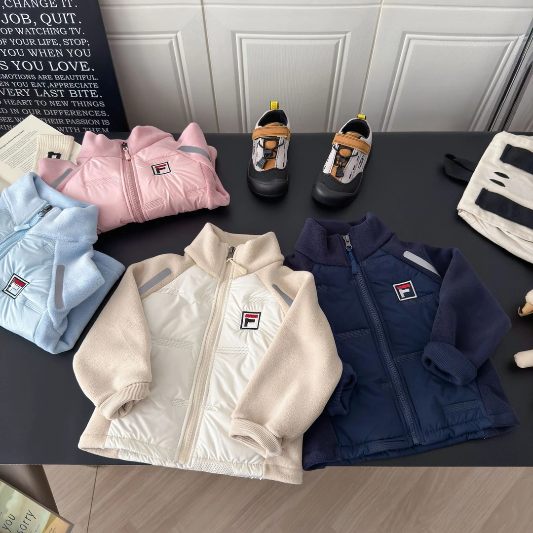 秋冬儿童棉服外套2025新款男童女童校服内搭保暖轻薄保暖休闲上衣