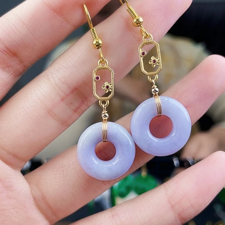 翡翠耳饰未镶嵌饰品