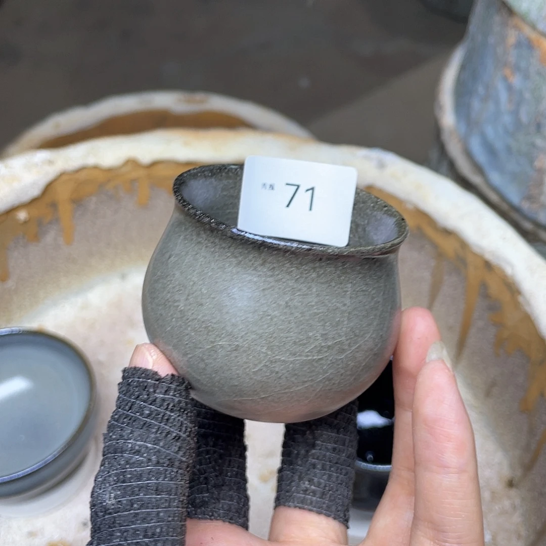 茶盏71 福临号建盏柴烧薄胎