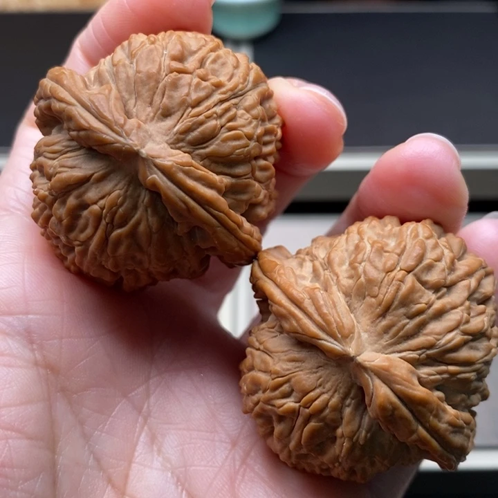 吊坠文玩核桃白狮子