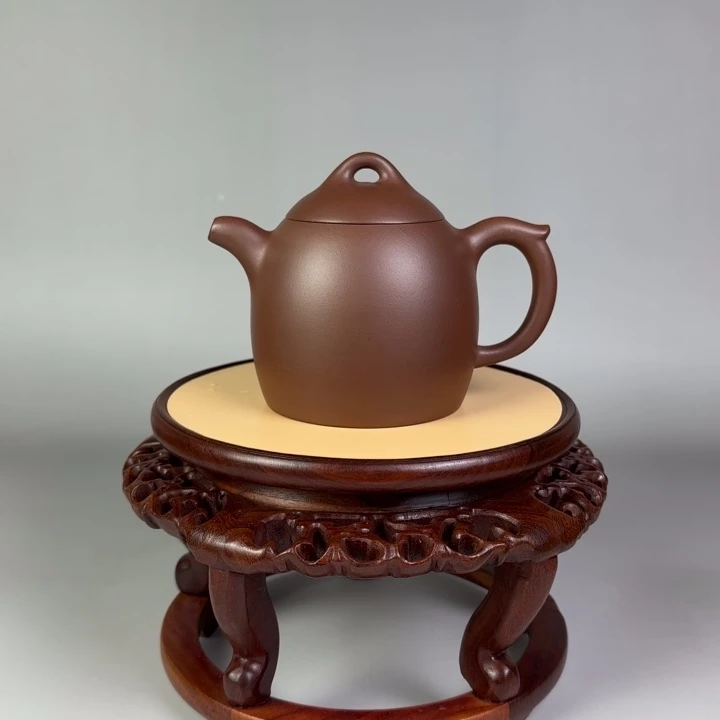 知***煌茶壶紫泥秦权壶300 cc左右