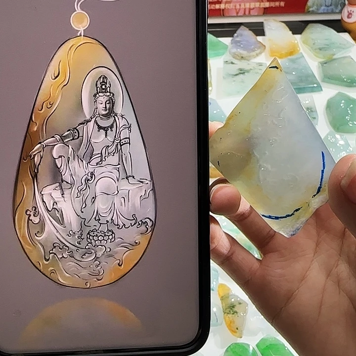 定制翡翠未镶嵌翡翠定制