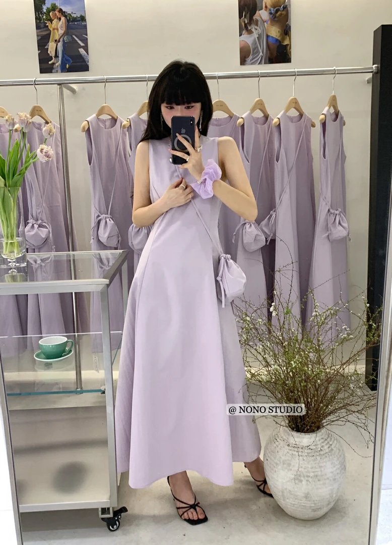 法式气质简约收腰显瘦连衣裙