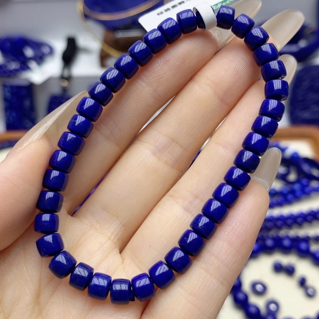 未镶嵌青金石手链6mm