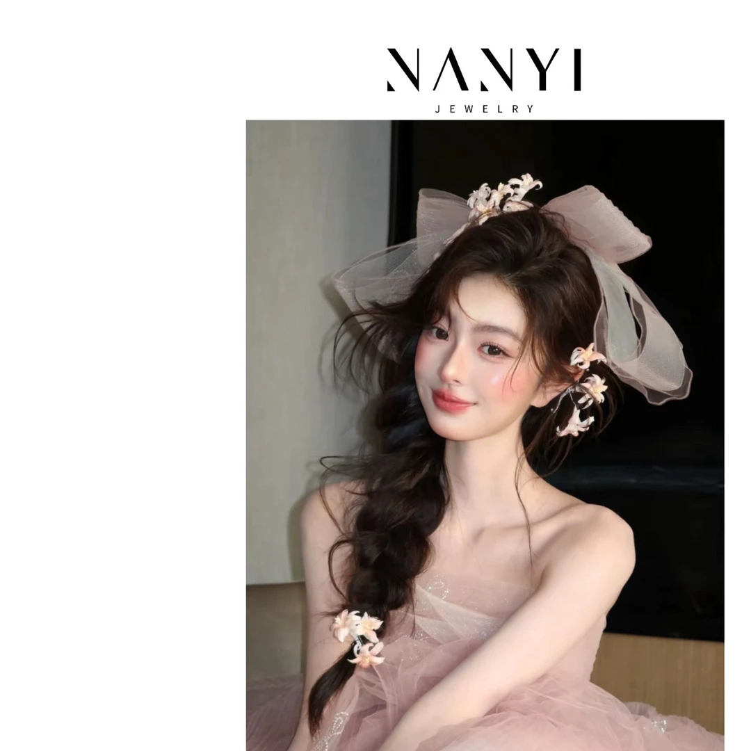 小南一｜甜心公主 蝴蝶结手工花 四件套