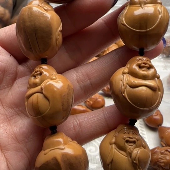 手串橄榄核橄榄雕工艺的