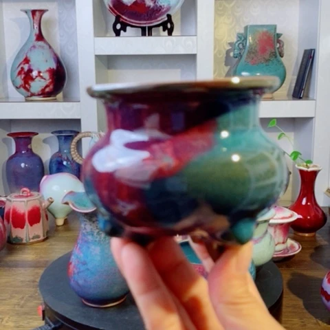 瓶禹州神后钧瓷原产地~