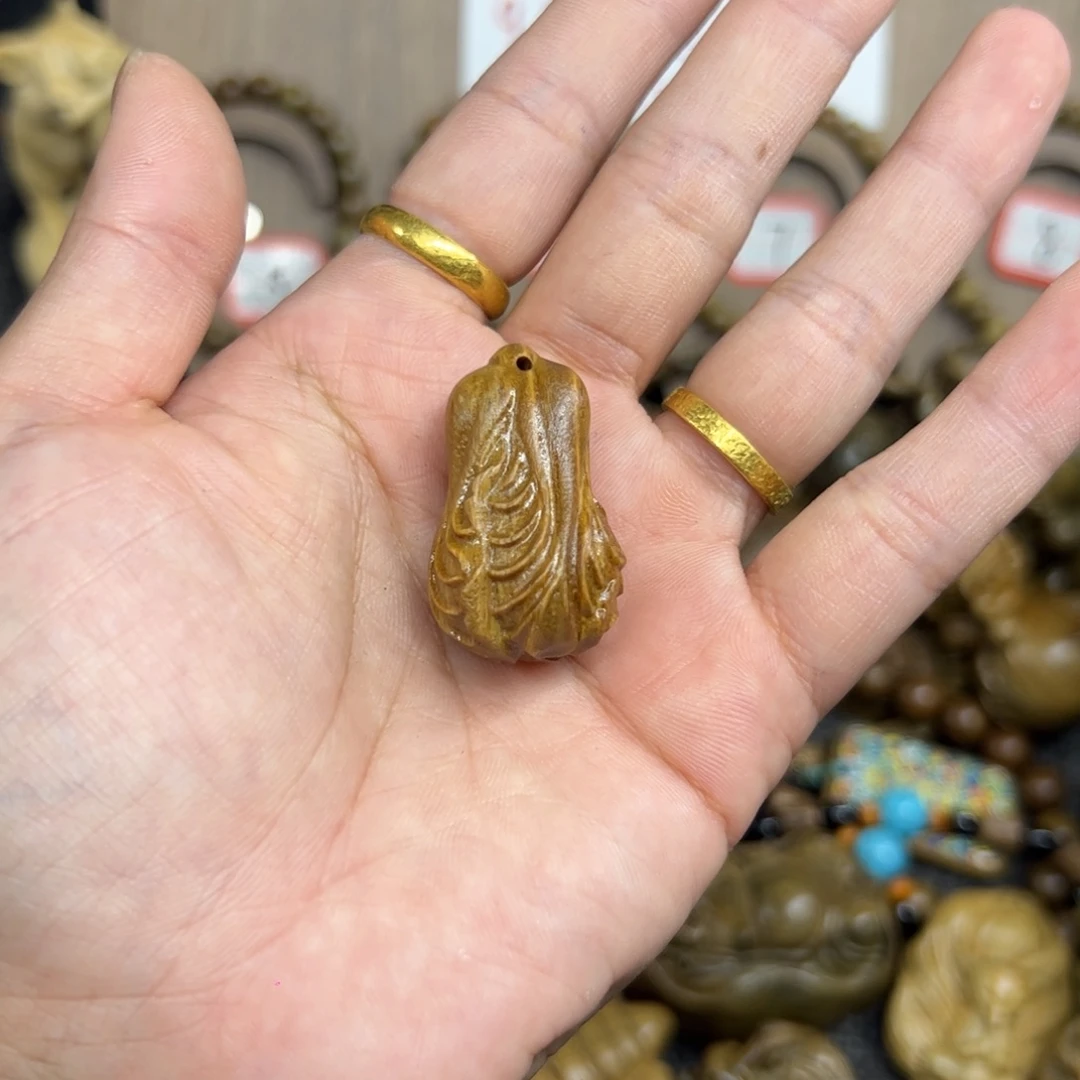 维腊木（绿檀）无事牌
