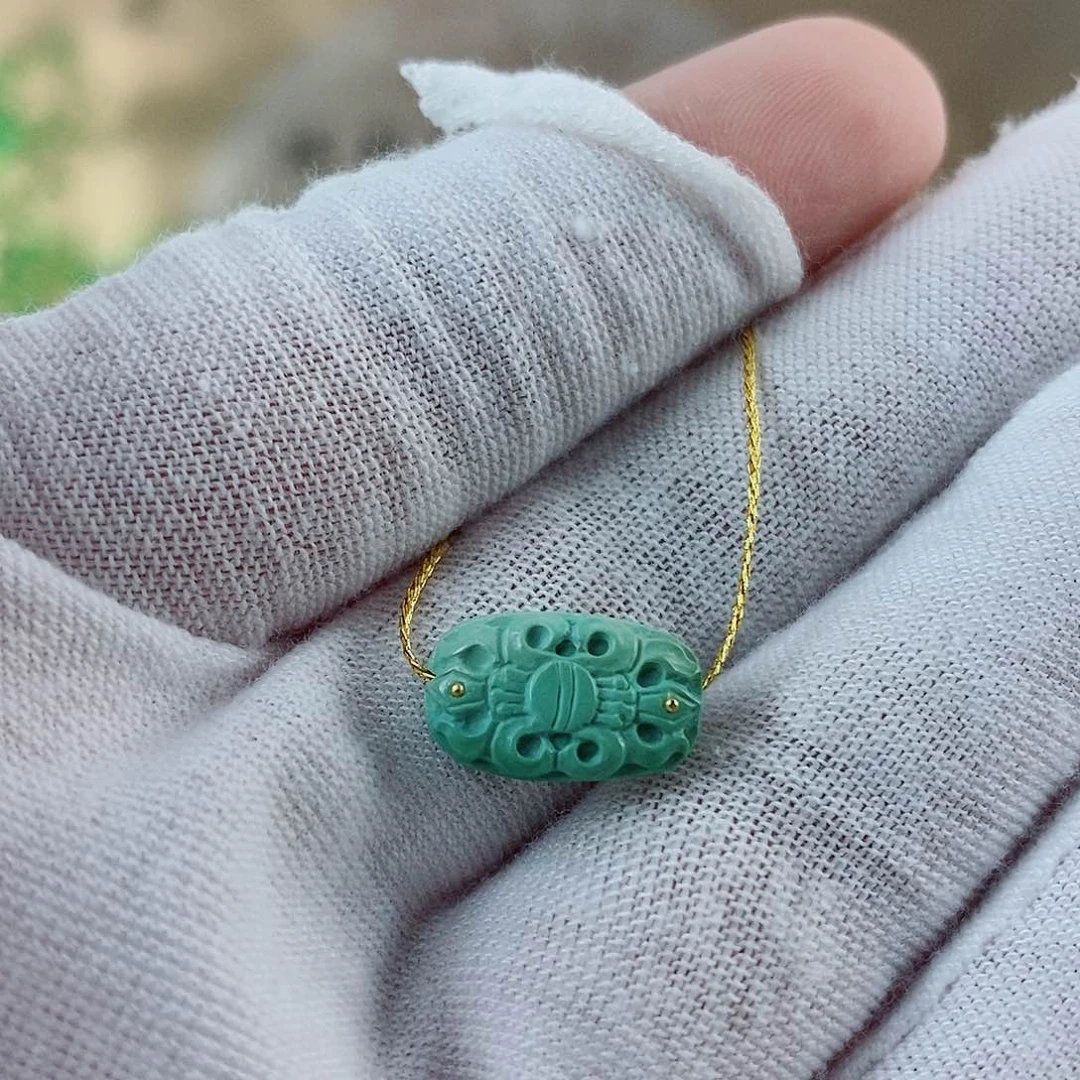 未镶嵌绿松石珠宝奇石