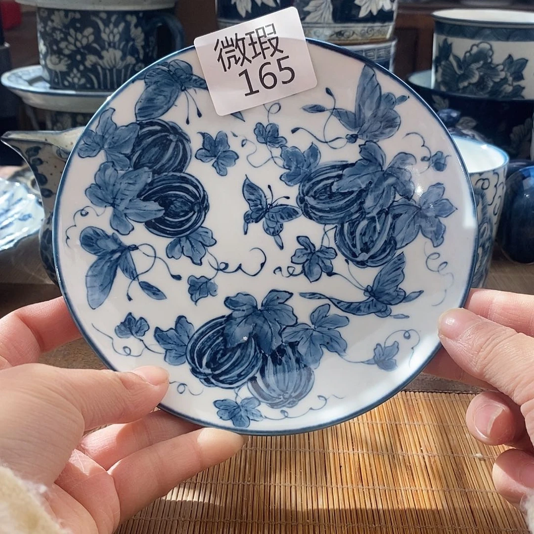 一****手工手绘青花陶瓷