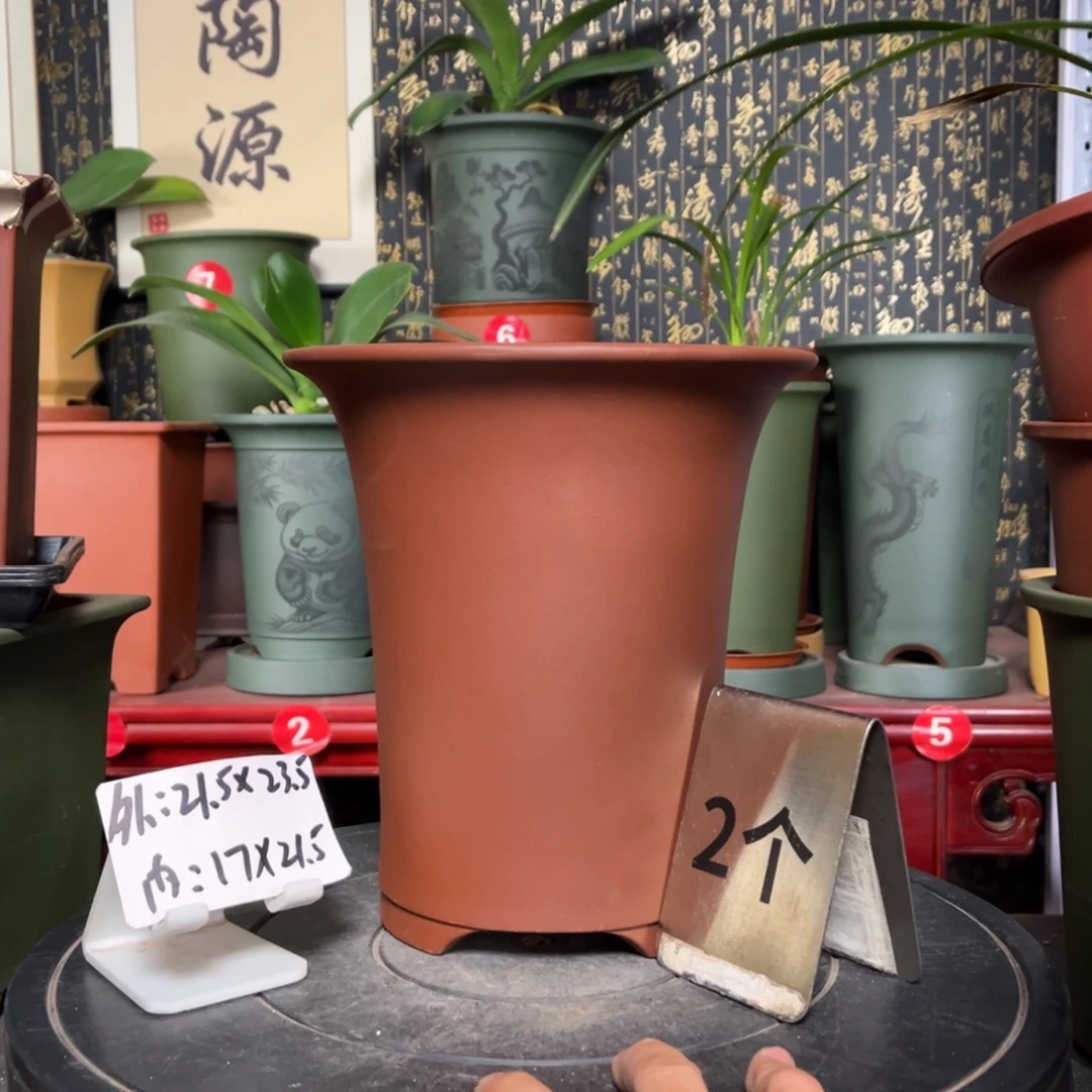 紫砂花盆紫砂花盆