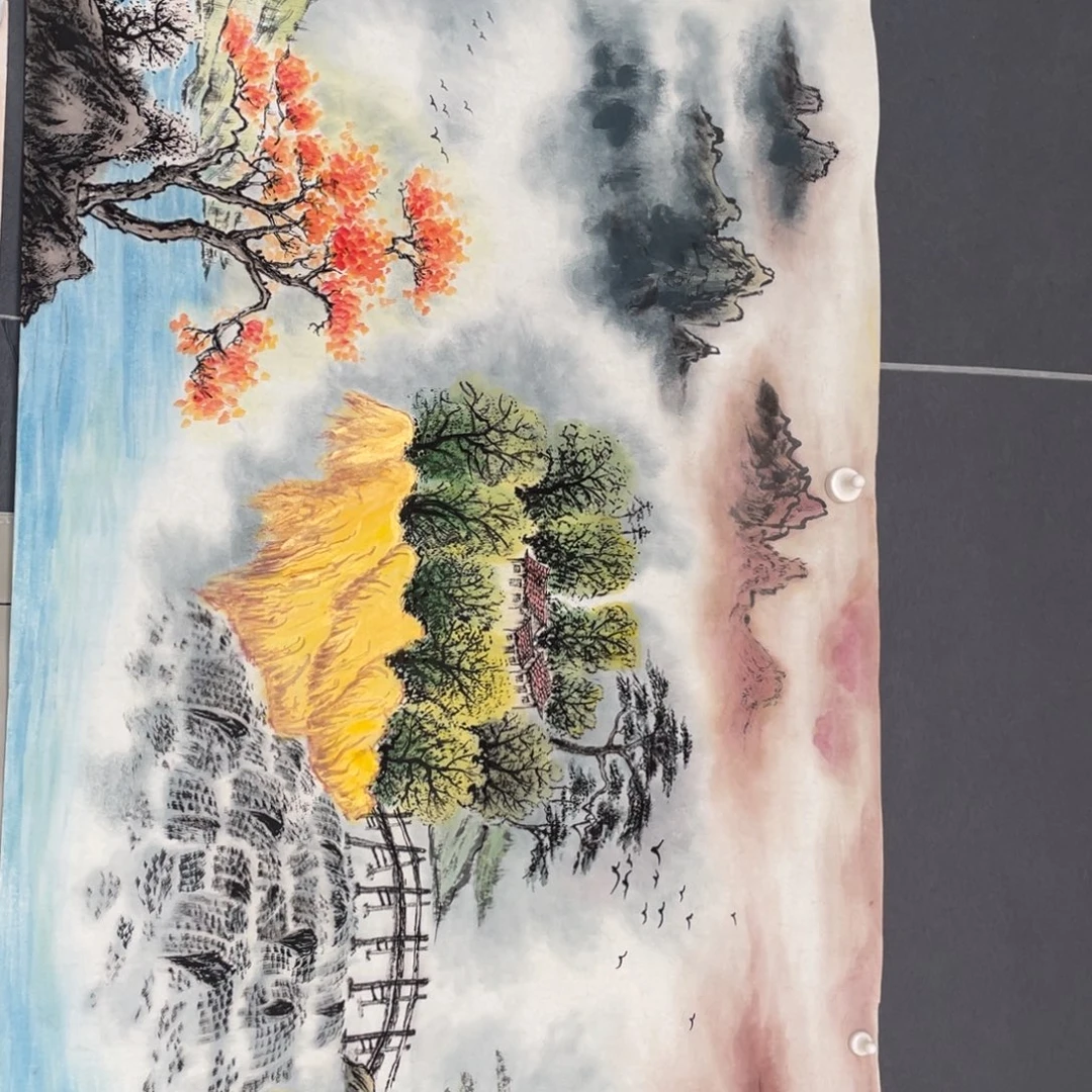 国画王传凤老师绘画