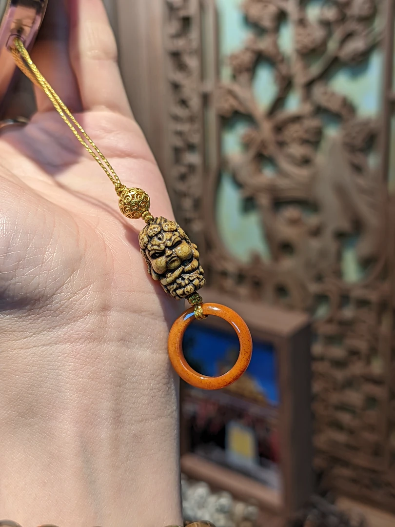 非金属布艺吊坠 【美萍藏传】嘎啦路巴手机挂