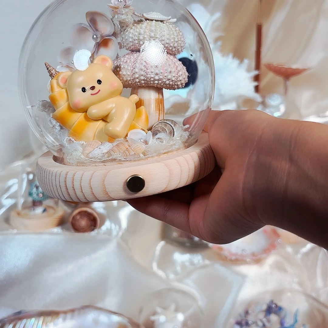 贝壳手串/手链海胆灯