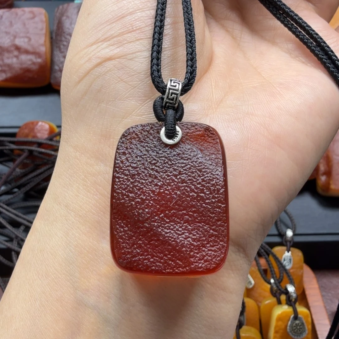 未镶嵌琥珀吊坠(赠链)