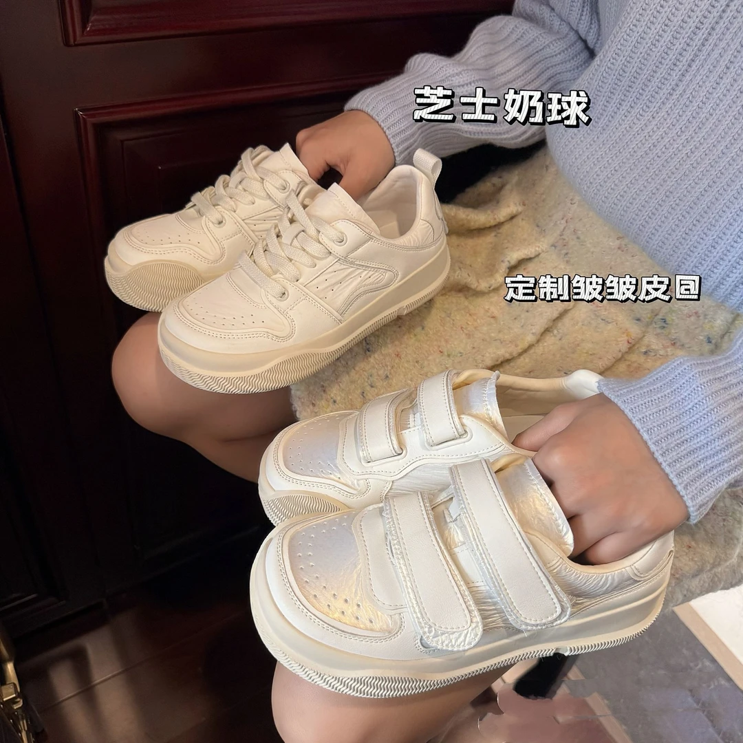 春季厚底小白鞋春季百搭休闲运动鞋1
