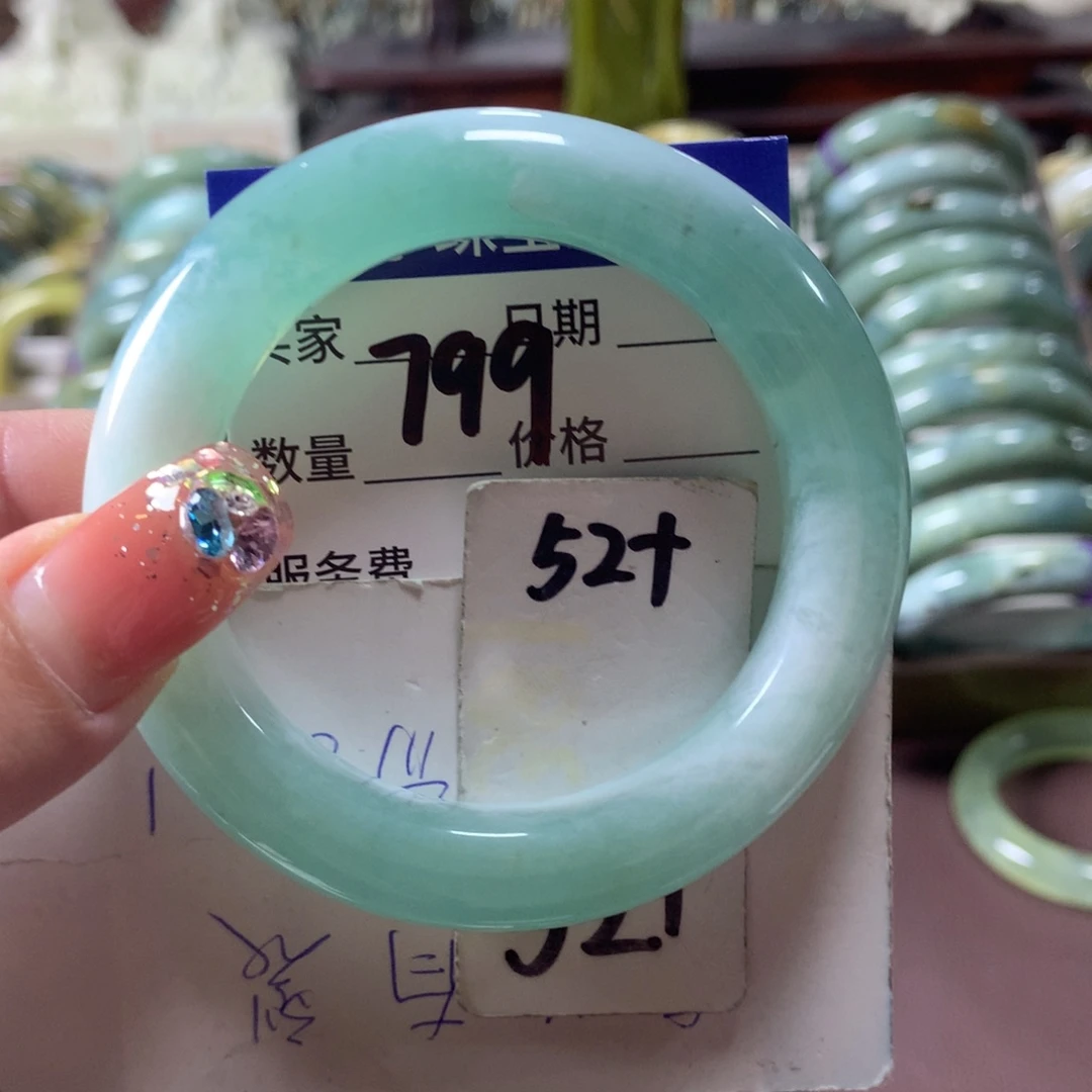 蛇纹石玉未镶嵌手镯799