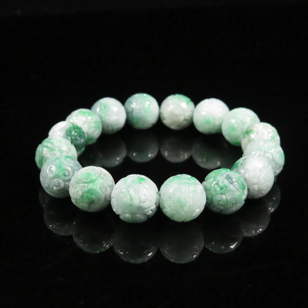 民国翡翠团寿纹串饰/HY603489/翡翠/槐荫山房