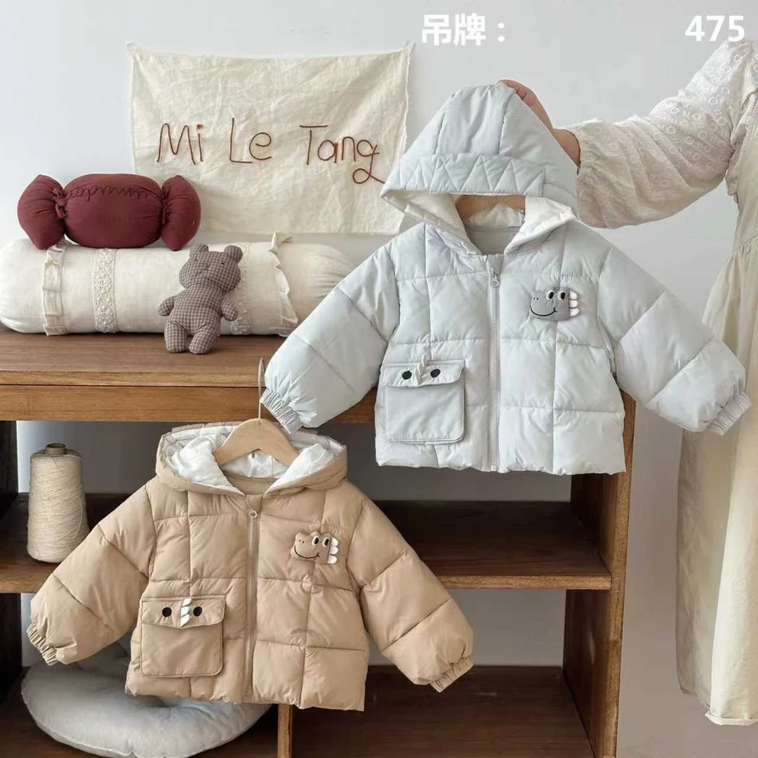 米乐糖713卡通恐龙羽绒外套