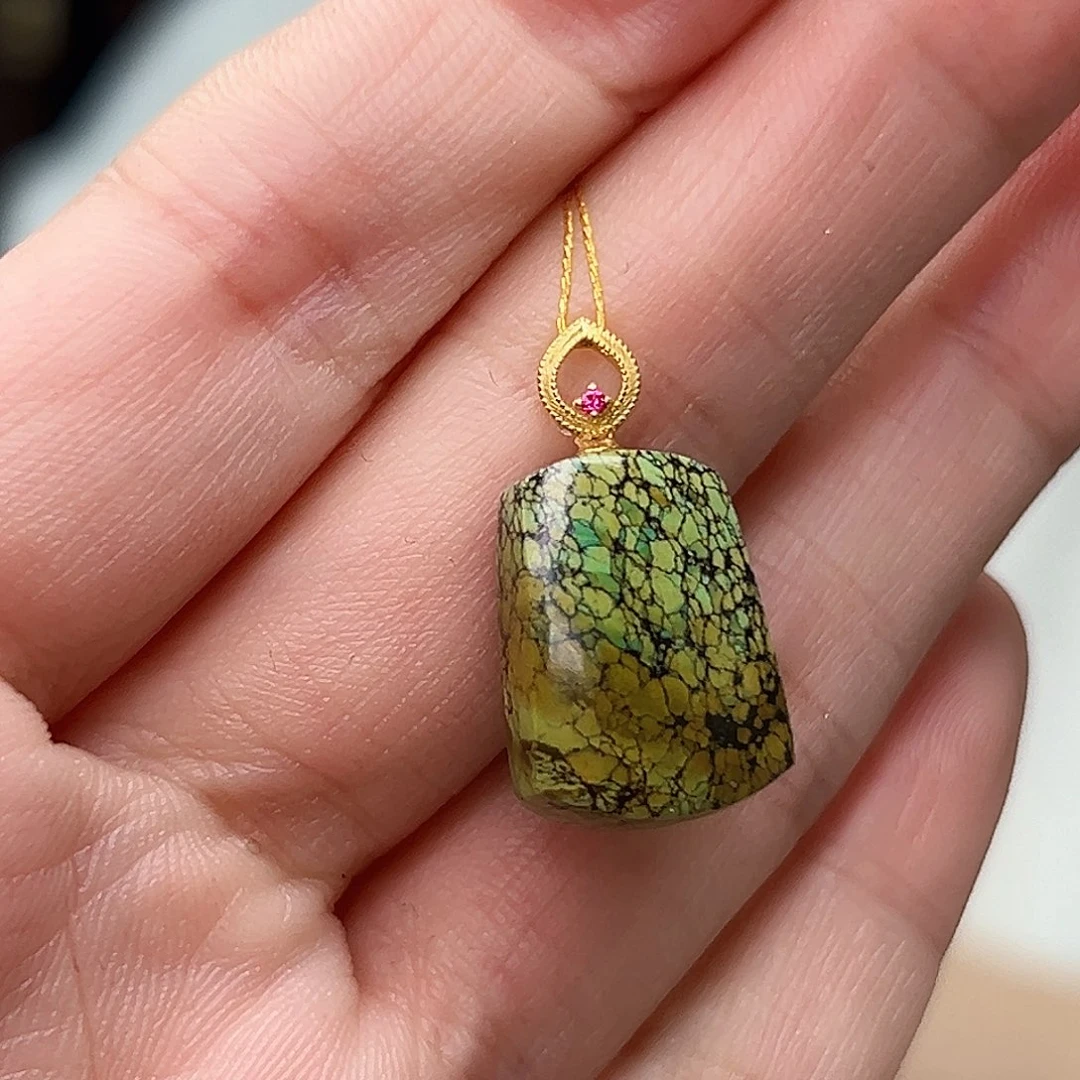 绿松石珠宝奇石未镶嵌