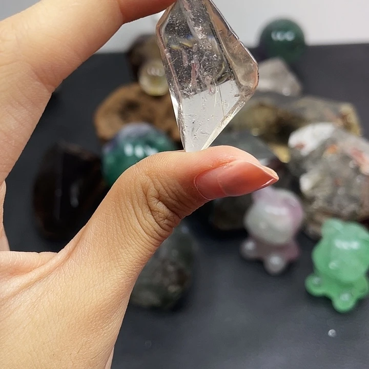水晶未镶嵌珠宝半成品405水晶石