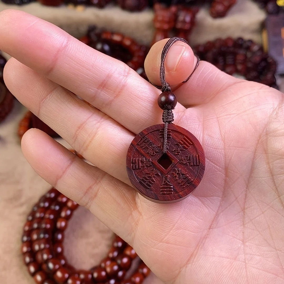 小叶紫檀手串/手链山鬼牌