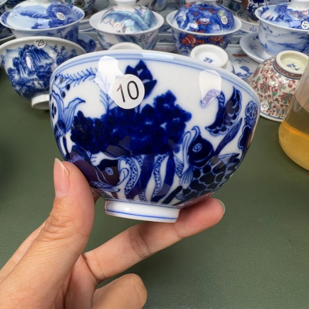 陶瓷景德镇纯手工纯手绘茶具木木10