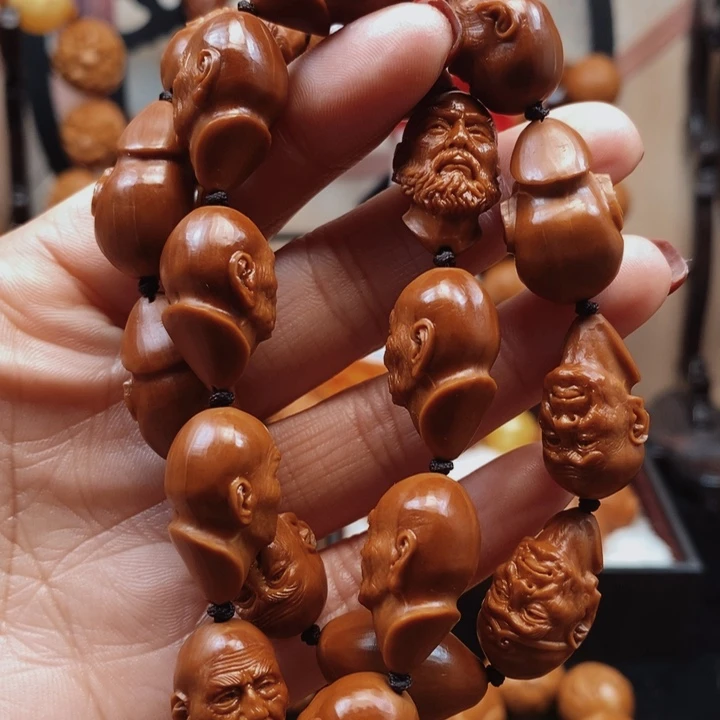 橄榄核手串/手链手工罗汉1.3