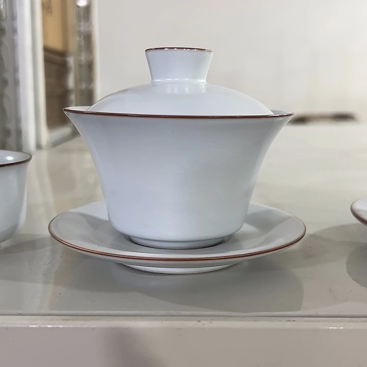 微瑕陶瓷茶壶茶杯家用