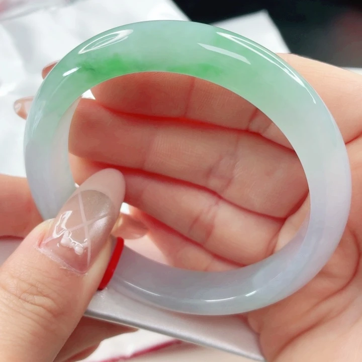 翡翠未镶嵌手镯56x241