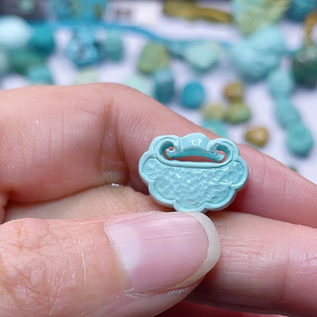 绿松石未镶嵌配饰