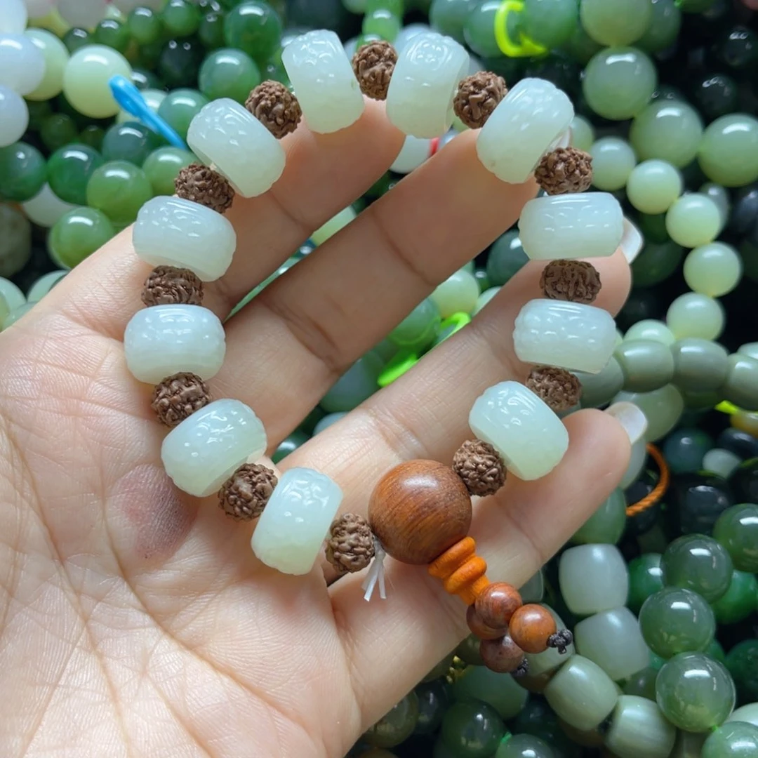 和田玉手链未镶嵌