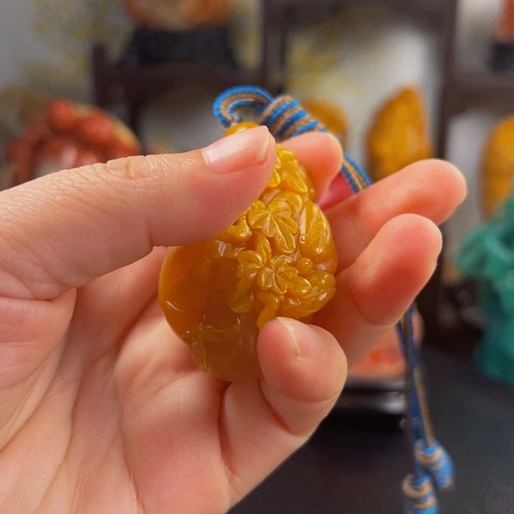 悟***空寿山石印石（呱呱生财）