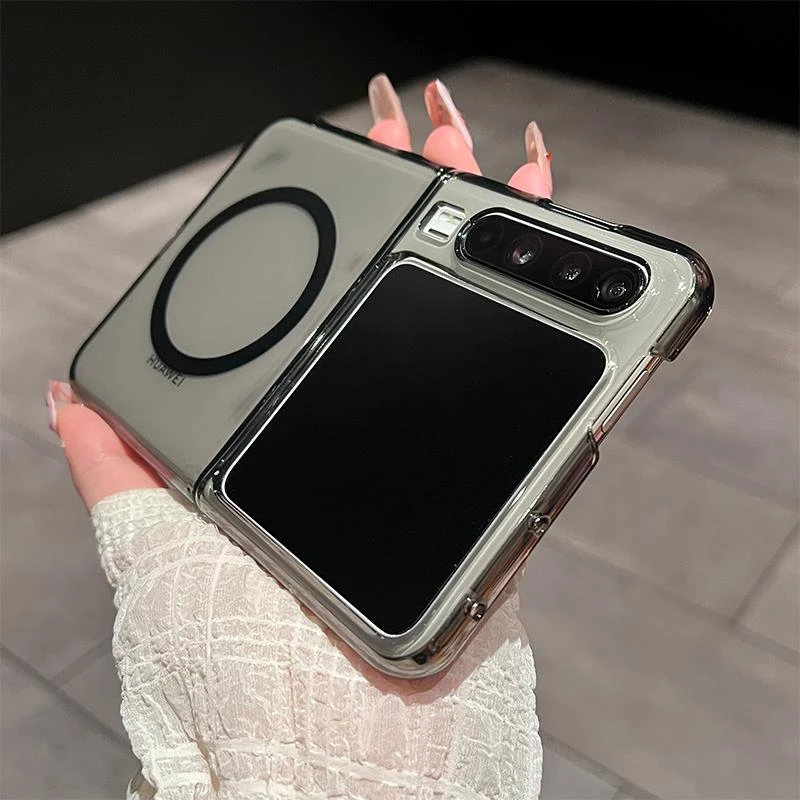 适用于华为Purax手机壳超薄磨砂半透磁吸purax阔折叠屏防摔简约