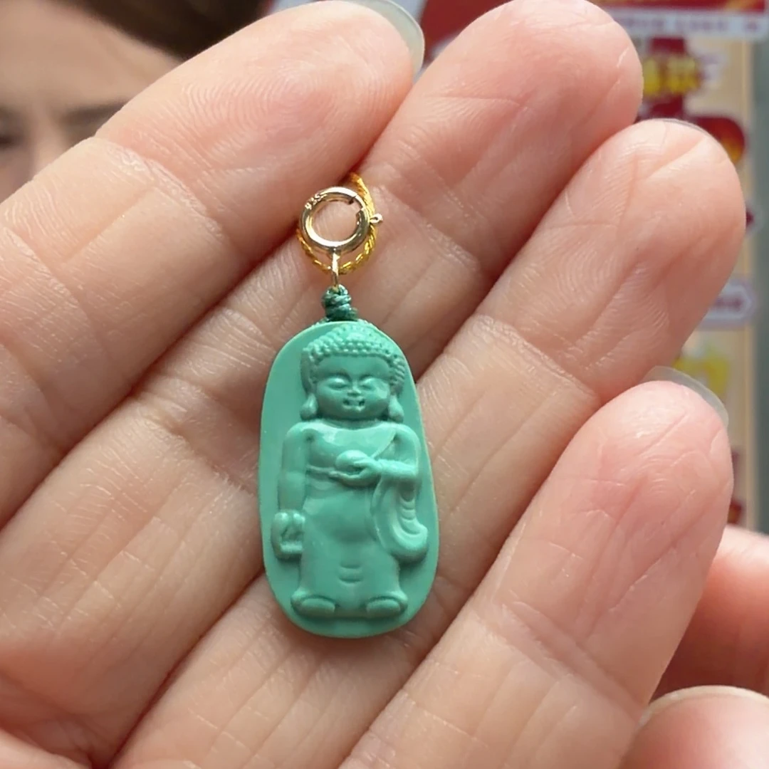 绿松石未镶嵌颈饰