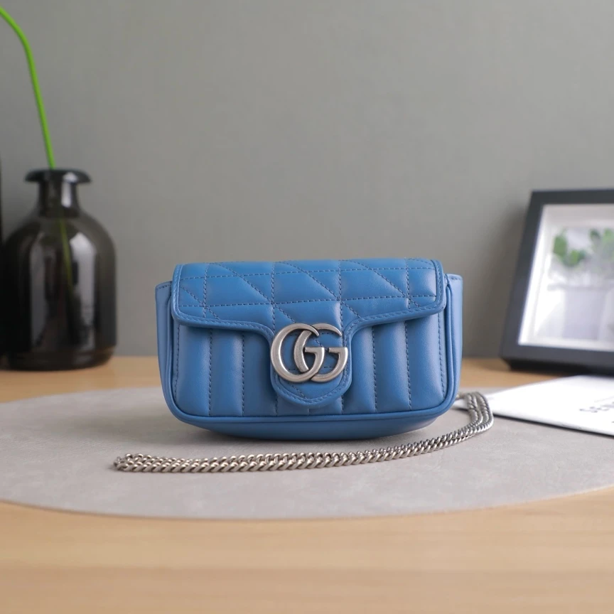 95新 GUCCI/古驰 马蒙mini/单肩包/8968