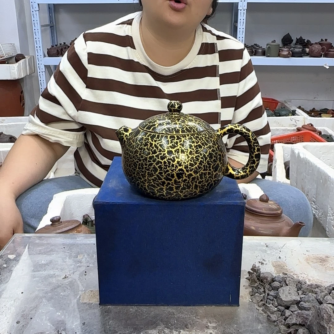 茶壶紫砂宜兴紫砂壶瑕疵处理