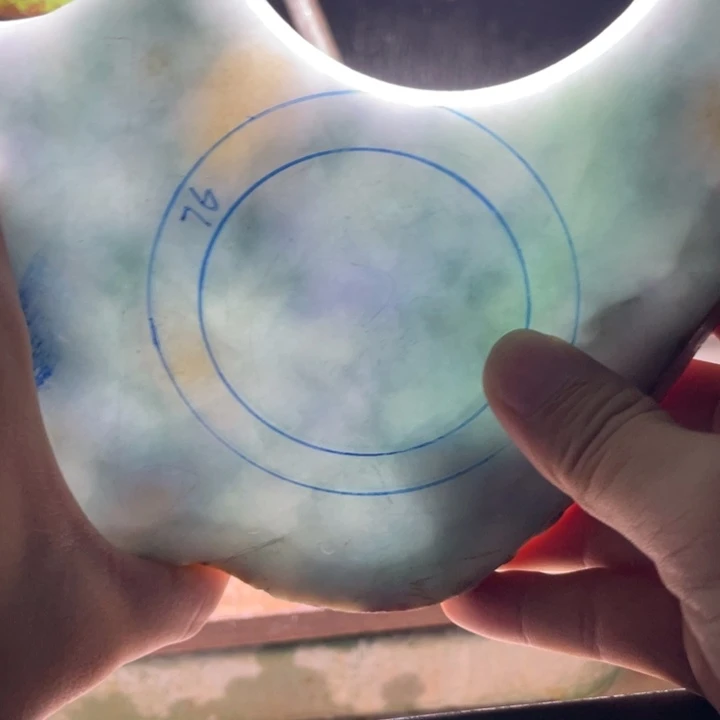 雅***宝定制翡翠未镶嵌手镯