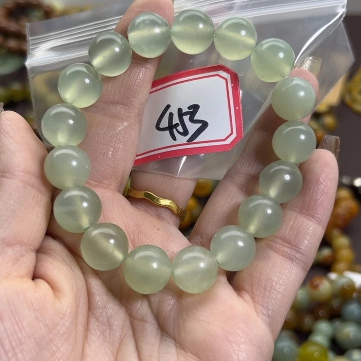 蛇纹石玉未镶嵌手链