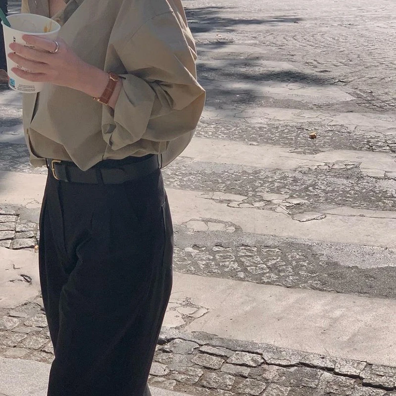 lerob*休闲西装裤东大门女装裤子长裤秋款设计师款