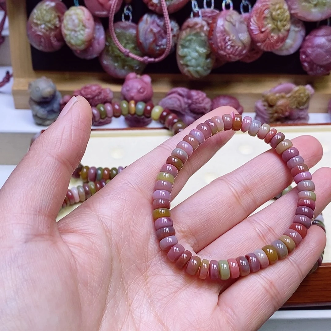 玛瑙/玉髓盐源玛瑙手链未镶嵌