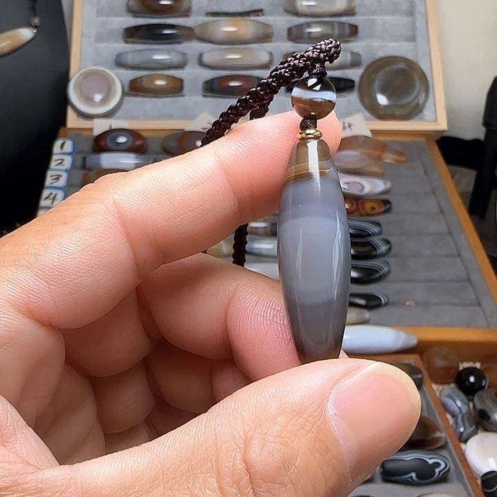 玛瑙/玉髓吊坠(不含链)未镶嵌
