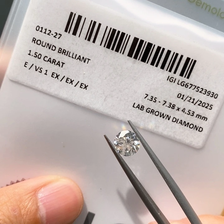 实验室培育钻石裸石未镶嵌