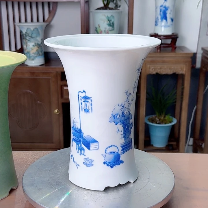 合***欢青花清供图88888888