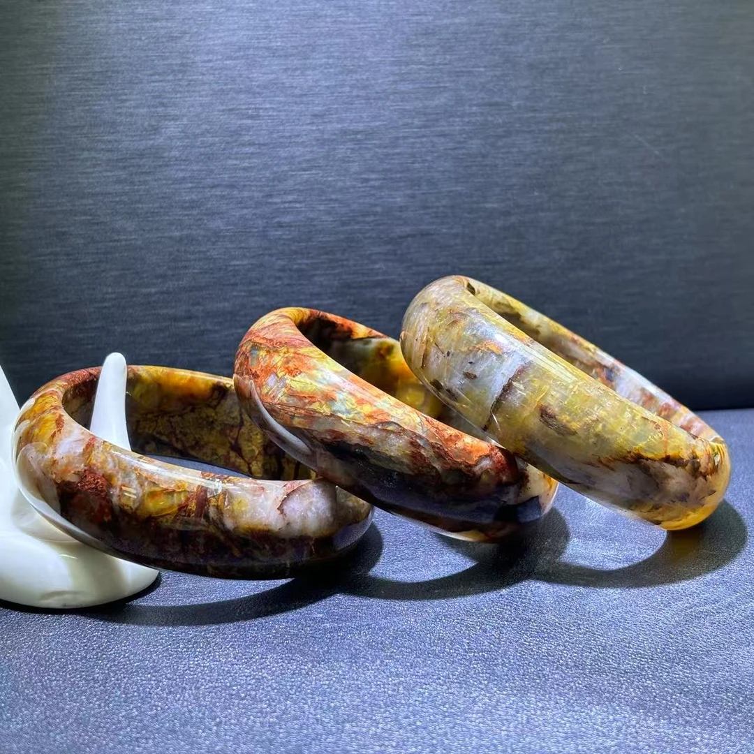 面面来财珠宝C11025大轮胎-六彩明珠木变奇石手镯-盒多样性发其一