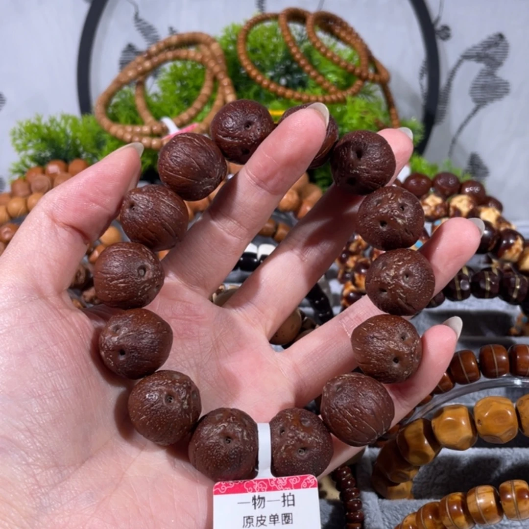 童***磨手串紫金鼠原皮单圈