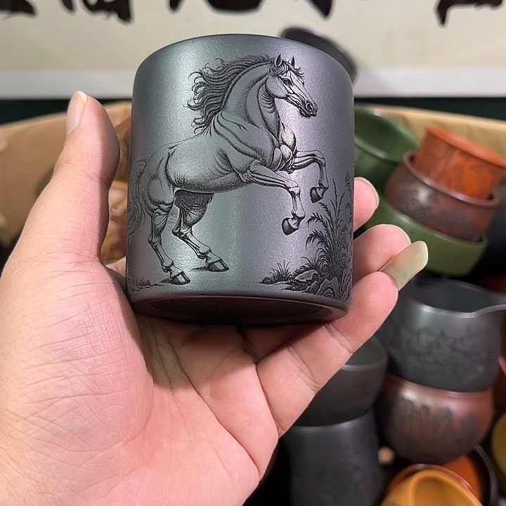 茶杯紫砂全手工紫砂主人杯