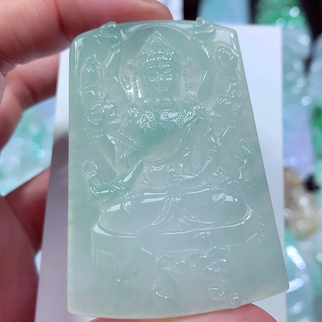 翡翠未镶嵌颈饰缅甸翡翠